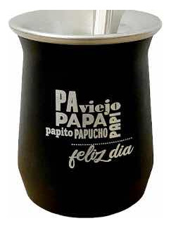 Mate Acero Grabado Día Del Padre Para Papá