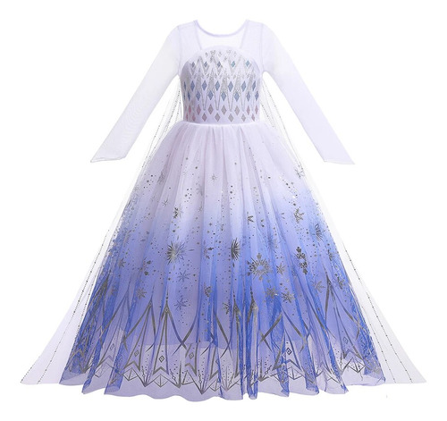 Vestido De Fiesta De Princesa Elsa Para Niñas, Película Froz