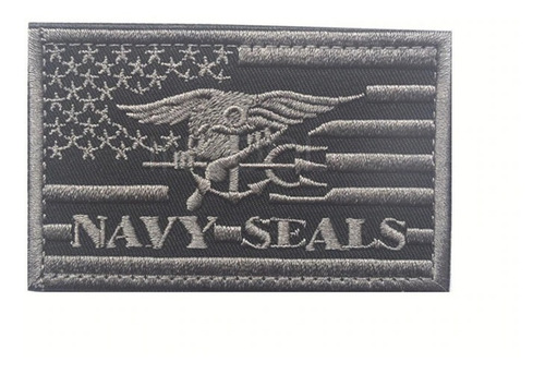 Parches Navy Seal Militares Tactico C/abrojo Bordados U S A