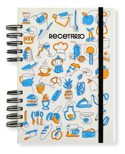 Recetario De Cocina Cuaderno Anillado A5 Envío Gratis