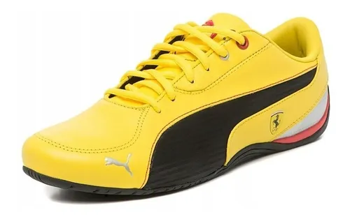 otro aceptar Consejo Tenis Puma Cat 5 - Amarillo / Negro - Hombre - 304946 03