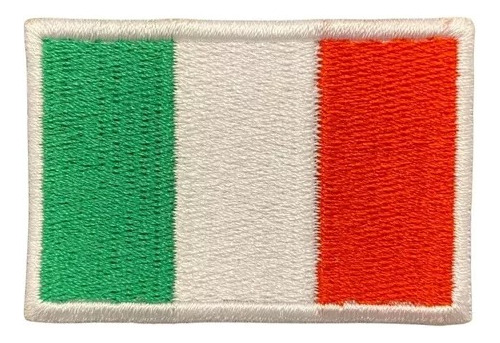 Parche Bordado Bandera Italia - Para Mochila - Campera