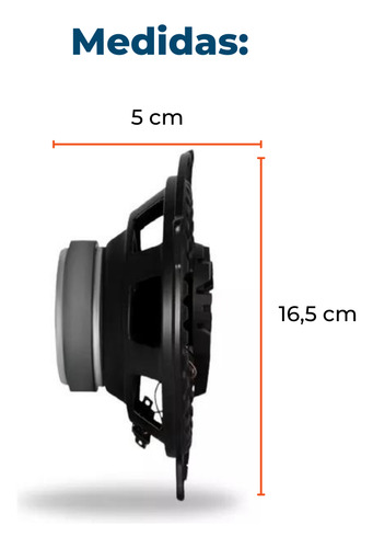 Alto Falante Porta Traseira Bbr6 Bomber Gm S10