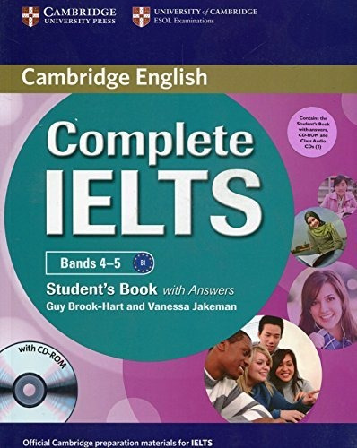 Complete Ielts Bands 4-5 Student Book With Key + Cd Rom 