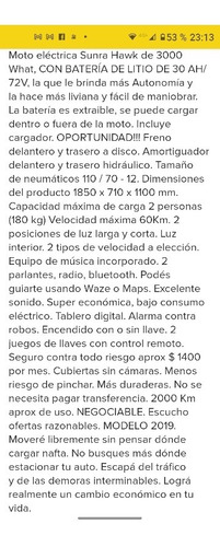 Imagen 9 de 14 de Sunra Hawk Litio Sunra Hawk Litio