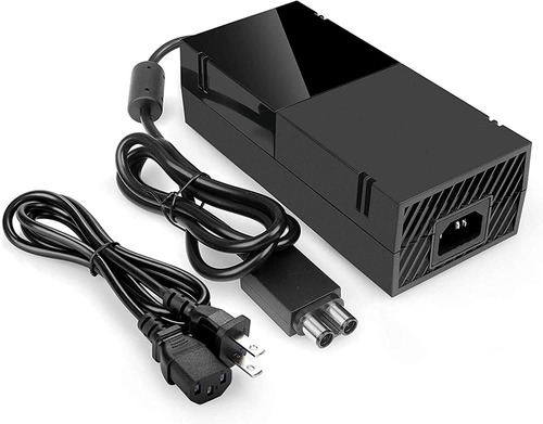 Imagen 1 de 9 de Ladrillo De Fuente De Alimentación Xbox One Con Cable De Ali