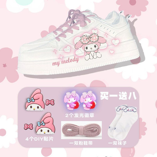 Zapatillas Sanrio Cinnamoroll Blancas Para Mujer