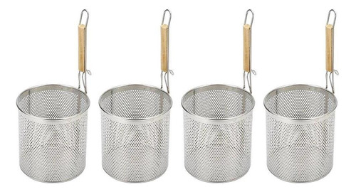 4 Colador De Fideos For Alimentos De Acero Inoxidable