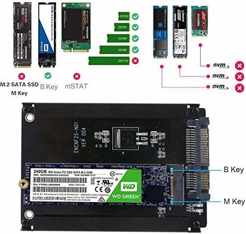 M. Ngff Sata Adaptadora Ssd Key Gb Para No Nvme