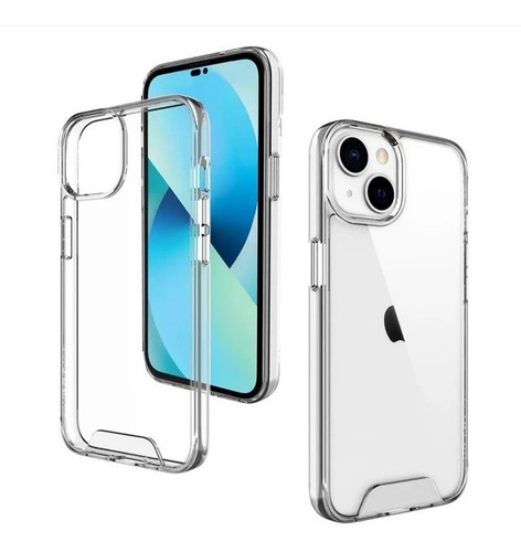 Funda Transparente Rígida Compatible Con iPhone 13 14 