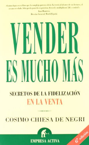 Libro Vender Es Mucho Más De Cosimo Chiesa De Negri