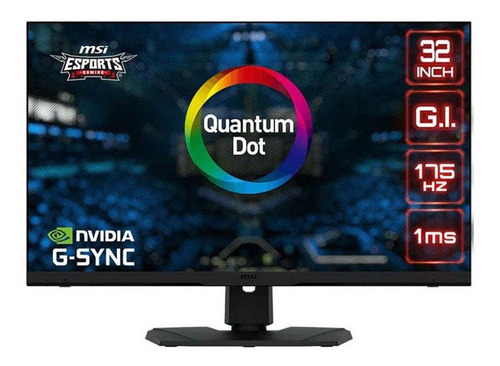 Monitor Msi Qhd 2560 X 1440 175hz 31.5 (optix Mpg321qrf-qd)