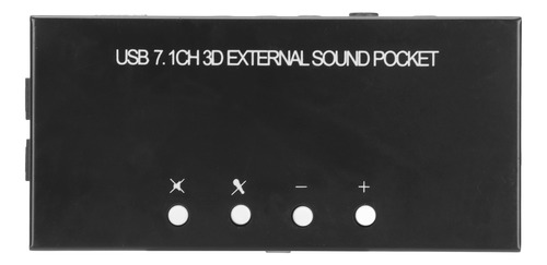 Tarjeta De Sonido Surround De 7.1 Canales, Entrada De Micróf