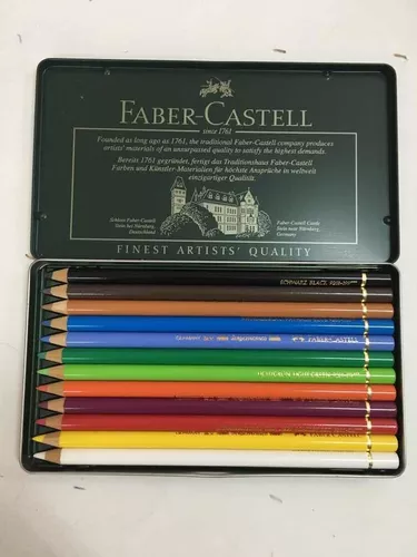 Lapices Polychromos Faber Castell X 12 Colores Lata