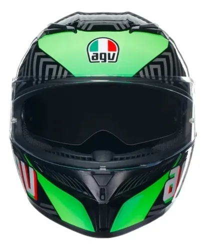Casco Agv K3 Kamaleon Valentino Rossi 46 Doble Visor
