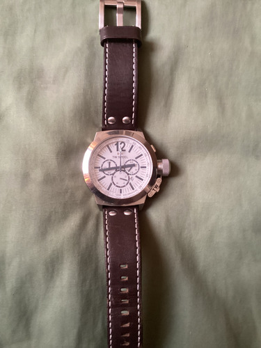Tw Steel Reloj Cronografo Café Acero Blanco (Usado)