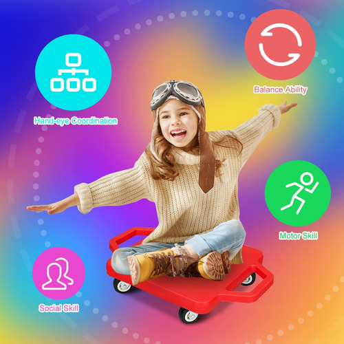 4 Piezas Tablero De Scooter Deportivo Con Asas Tablero De Sc