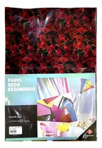 Comprar Papel Seda Fantasia Estampado Cajas 10 Hojas 50x70 Color Rosas