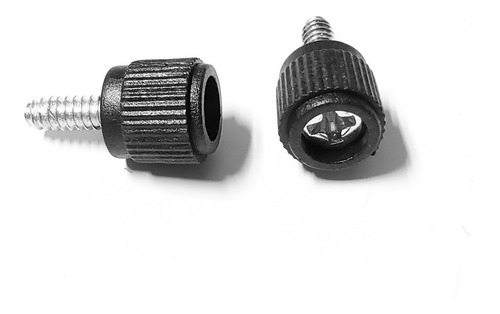 Par De Tornillos Thumb Screw Para Gabinete Pc Computadora Puño Plástico