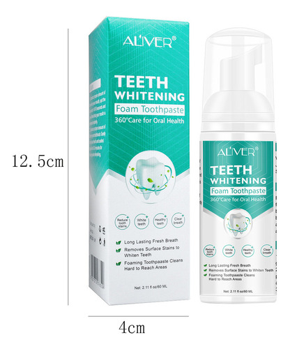 Pasta De Dientes Xing Whitening Foam Pasta De Dientes