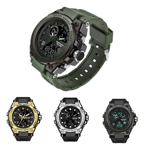 Reloj Militar Resistente Al Agua Sanda739 Fashion For Hombre