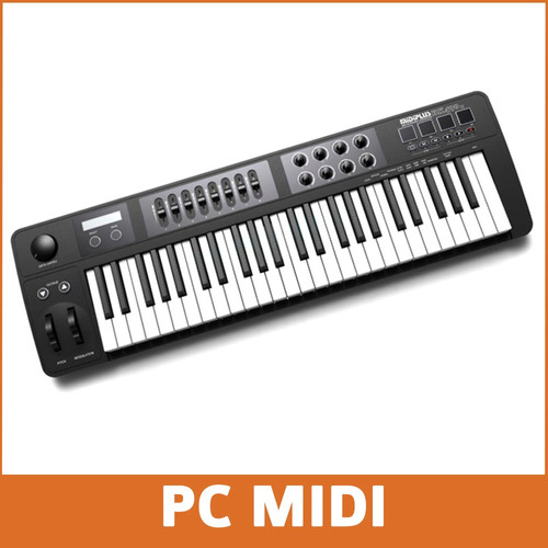 Imagen 6 de 9 de Midiplus Bk492 Teclado Controlador Midi Pads Faders