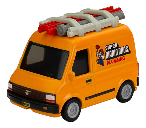 Hot Wheels Vehículo Mario La Película Van De Plomero Color M