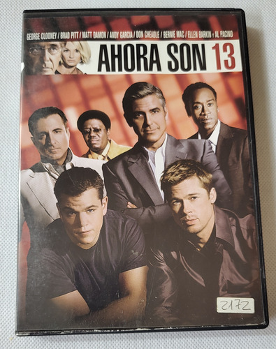 Dvd Ahora Son 13 Brad Pitt George Clooney Original 