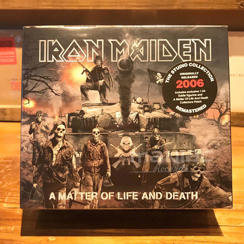 Iron Maiden Matter Of Life & Death Edicion Cd + Muñeco