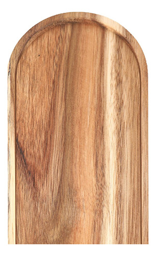 New,. Bandeja De Madera Elegante Para Servir En Ovalado
