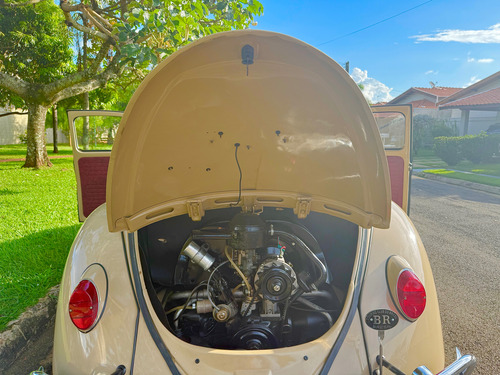Volkswagen Fusca 67 Bege Impecável Todo Restaurado Original