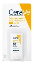 Comprar Cerave Sunscreen Protector Solar En Barra Stick Spf 50