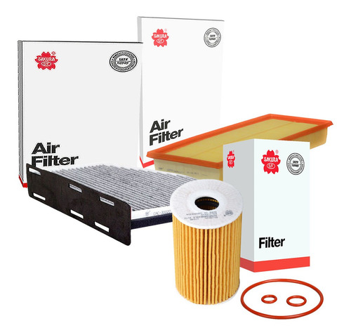 Kit Filtros Aceite Aire Cabina Audi Q3 2.0l L4 2013 A 2015