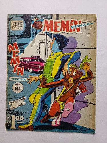 Comic  Memin Pinguin  #144, Edar, 1966  Vintage 