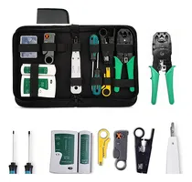 Comprar Kit Herramientas Para Redes Rj45-rj11 Crimpeadora Bolso Mas
