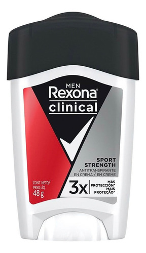 Desodorante En Barra Rexona Clinical Men Sport Strenght 48g