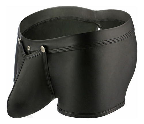 Ropa Interior Cómoda De Piel Sintética Con Abertura De Cintu
