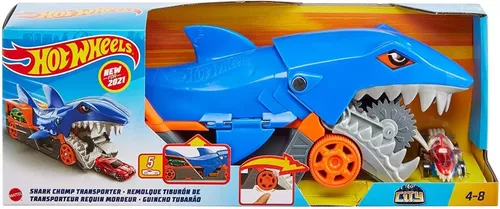 Pista Hot Wheels Guincho Tubarão Com Carrinho - Mattel Gvg36 - Vals Magazine