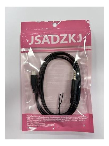 Jsadzkj Usb C A 35 Mm Audio Aux Jack Cable Tipo C-cable De