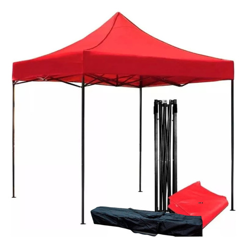 Carpa Toldo Plegable 2x2 M Jardin Reforzado Impermiable Lona