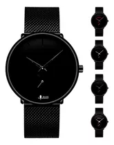 Comprar Reloj Crrju Hombre Diseño Ejecutivo Premium Color De La Correa Negra Con Negro