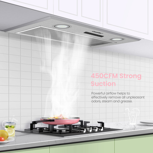 Comfee' Range Hood 27 Inch Built-in/insert Vent Hood 450 Cfm