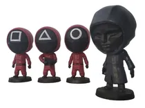 Comprar Adornos Figuras 3d X4 El Juego Del Calamar - Deco - Tortas