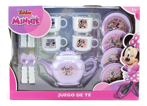 Juego De Té Minnie Mouse 13 Piezas