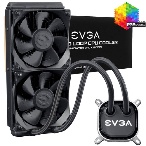 Imagen 4 de 8 de Water Cooler Evga Clc 240 Liquid Rgb Led Cooling