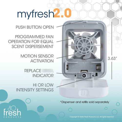 Ambientador Personal Myfresh 2.0 Tecnología Seca Blanco Color Fragancia