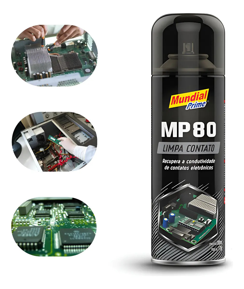 Aerosol Limpa Contato 100ml Mundial Prime MP80