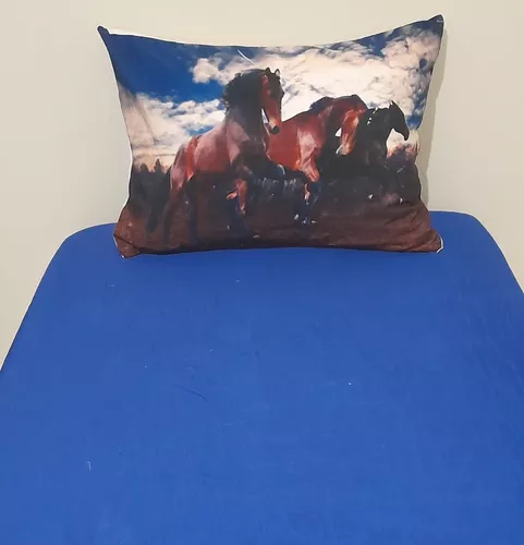 Feelyou Conjunto de lençóis de cavalo 3D para corrida e cavalo, para  crianças, meninos, adultos, vida selvagem, jogo de cama com estampa de  animais, luxuoso, hipoalergênico, durável, coleção de quarto, 3 peças