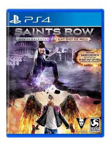 Saints Row Iv Re-elected + Gat Out Of Hell - Usado - Ps4 (Usado)