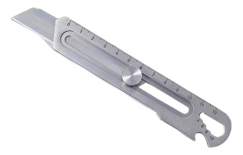 Estilete Profissional 18mm Multifuncional Aço Inox Com Trava